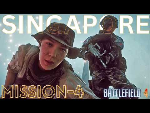 DKN Gaming Plays Battlefield 4(2013) Walkthrough Part-4 (SINGAPORE) Stunning 1080p HD 60FPS Gameplay