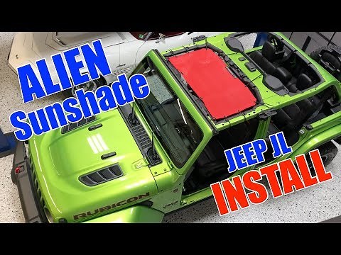 Jeep JL/JT Alien Sunshade Install - Front