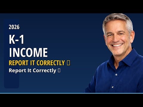 How To Report Schedule K-1 Income on Your Taxes (2026): Partnership, S-Corp + Trust K-1 Guide