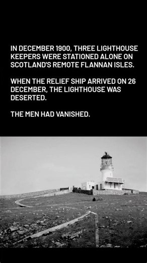 Three Lighthouse Keepers Vanished Without a Trace | The Flannan Isles Mystery