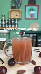 This Cherry Vanilla Almond Tea was like a warm slice of cherry pie 🍒🥧 I wasn’t mad at this at all! If I could change anything, I would have used a heavier flavored tea (like South African Honeybush) to round off the flavor. #tea #theteaguy #tearecomendations #cherryvanillaalmondtea #teablends #reels | Mintybongwater