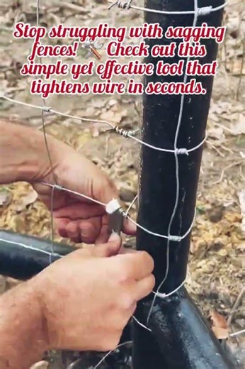 Innovative Metal Clip Tool for Fast & Easy Fence Wire Tensioning