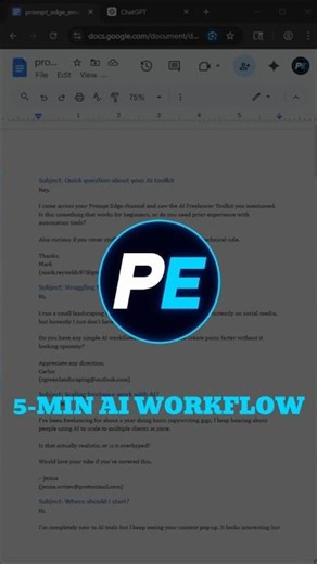 The 5-Minute AI Workflow That Replaces a Virtual Assistant