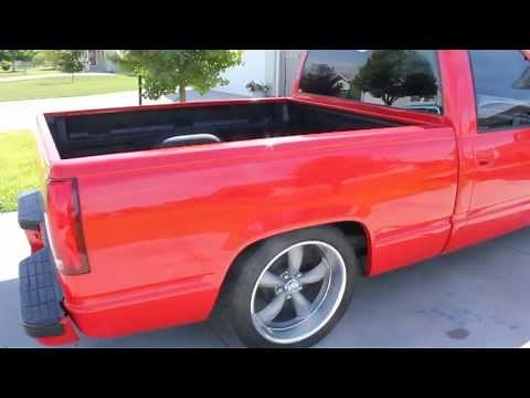 lowered 1996 chevy c1500 truck walkaround