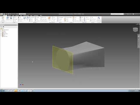 Autodesk Inventor Tutorial 27, Loft Tool pt.1