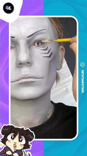 THIS COSPLAYER WILL SURPRISE YOU WITH HER HYPERREALISTIC MAKEUP! 💄🎨 #makeup #cosplay #art