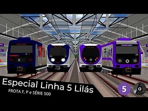 OpenBVE - ESPECIAL LINHA 5 LILÁS do METRÔ DE SÃO PAULO!
