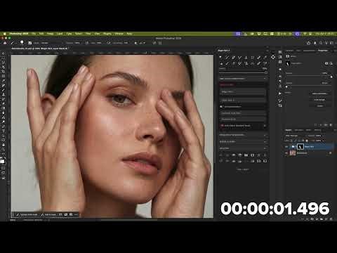 Less than 2 seconds to Retouch Skin - Magic Skin 2 Plugin
