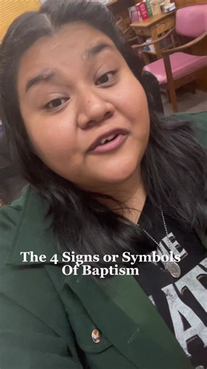 Cuatro signos del sacramento del bautismo