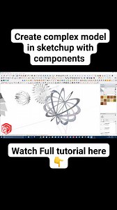 9.1K views · 39 reactions | How to create complex model in sketchup with components | Click the link to watch Full tutorial | https://youtu.be/RlO7HHVN6v8 | Watch sketchup tutorial playlist | https://www.youtube.com/playlist?list=PLCYy8CP1tTTd3oQ9qV0xXPbAPm-p1hICo | Vray sketchup guru | Facebook