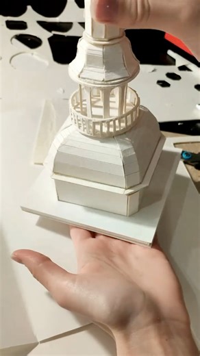586K views · 14K reactions | Building a Detailed Paper Architecture Model ️✨ by: vwown [TKTK] #architecture #design #model #art #students | Design + Build powered by designosaur | Facebook