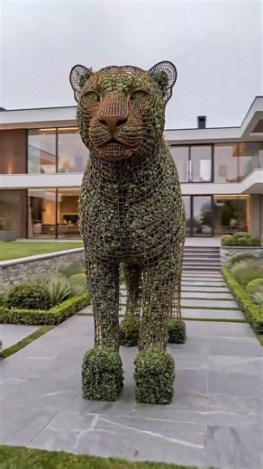 We Turned Bushes Into a Leopard… Insane Garden Transformation 😳