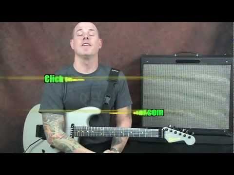 Learn Thin Lizzy inspired guitar lesson add bluesy touches licks lesson Cowboy song style