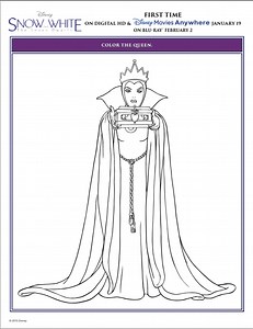 Mirror, Mirror On The Wall, Who Has Free Snow White Coloring Pages? - Mommy Mafia