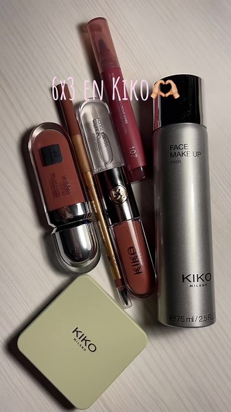 Lo que compré en KIKO Milano con la oferta 6x3