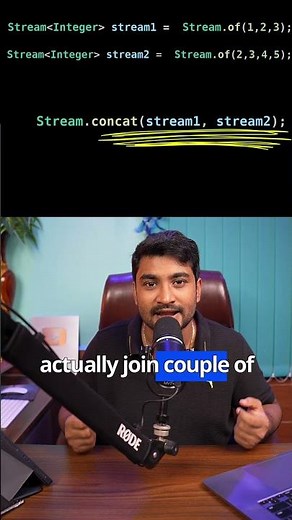 Java 8 Interview Shorts 22 - Can we join 2 streams ? #javainterview