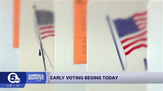 Get ready to vote. https://www.news5cleveland.com/news/political/elections-local/ohio-general-election-early-voting-how-and-when-to-cast-your-ballot | News 5 Cleveland