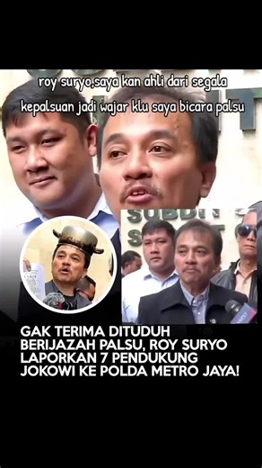 Roy Suryo Tanggapi Tuduhan Ijazah Palsu