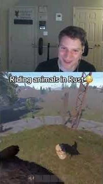 Riding animals in Rust 😳 #rust #rustconsole #rustupdate #rustnew #rustmagic