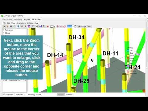 (RTE 2.6) Creating 3-D Lithology Logs