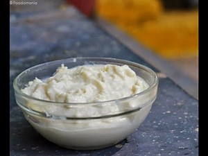 How to make Homemade Cream Cheese (substitute) Recipe | Foodomania #17