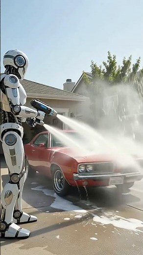 AI Robot Destroyed Bobb’s American Muscle Car While Cleaning It!