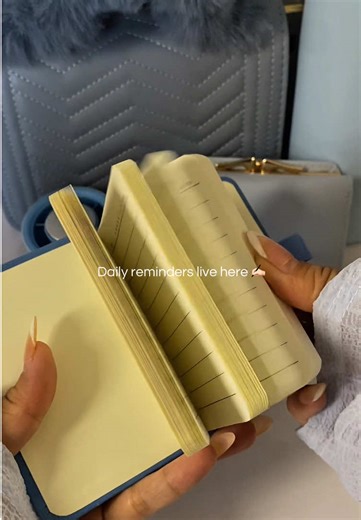 If you love cute useful, this mini notebook is a must 💙 #mininotebook #notebook #notes #mini #fyp