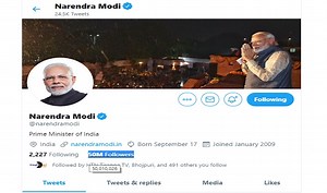 PM Modi Sets New Record With Over 50 Million Twitter Followers