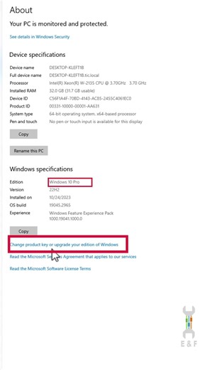 Activate Windows with OEM key in BIOS #windows