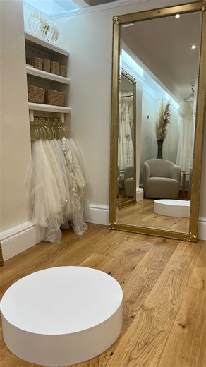 Angelica Bridal | London Wedding Dress Boutique on Instagram: "Say hello to our new look… the downstairs ✨ Full tour coming soon 👀 Angelica bridal | wedding dress shop London | bride to be | 2026 bride | 2027 bride"