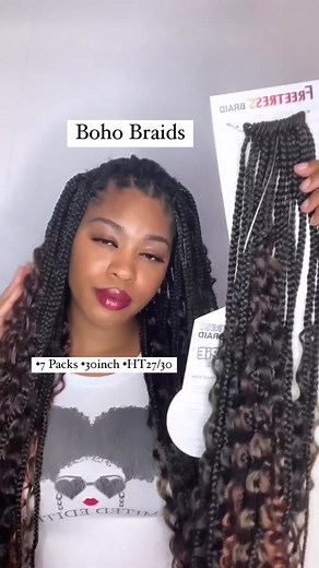 Boho Hippie Braid 30” Color: HT2730 | Autumn Vibes | SNG Hair