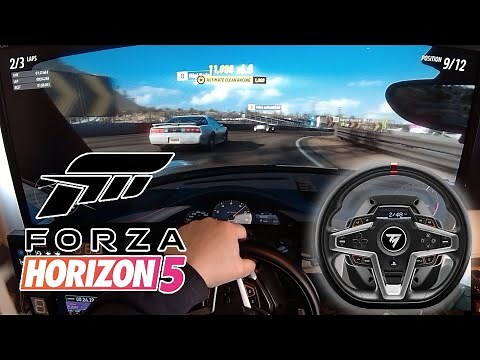 Thrustmaster T248 in Forza Horizon 5.