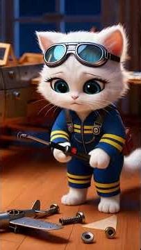 POV: Your Mechanic is a Cat 🐱🔧 (Wait for the takeoff!)