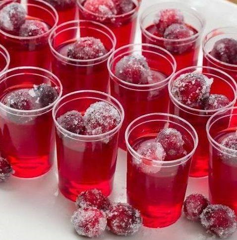 Cranberry Jell-O Shots are the best way to get sauced this Thanksgiving. Full recipe: http://dlsh.it/0JUe6t6 | Delish