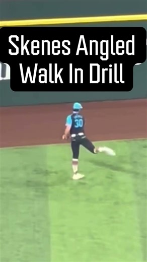 Skenes Angled Walk in Drill #pitchingdrills #pitching #mlb