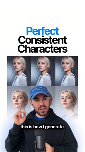Sirio Berati on Instagram: "Creating Consistent & Realistic AI Characters has never been this easy before. Drop “consistent” to get the full tutorial 﫡"