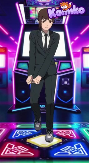 Dance Machine Challenge x Chainsaw man #power #denji #komikoai #chainsawman #kobeni