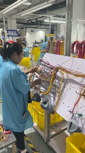 The entire process of wire harness assembly has been revealed, showing just how many ste