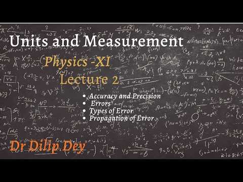 Accuracy, Precision , Errors & Analysis of Errors