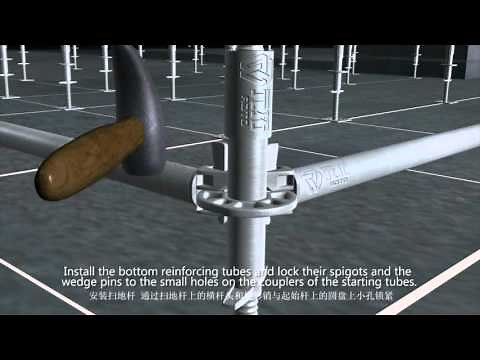 introduction of the indoor ringlock scaffolding