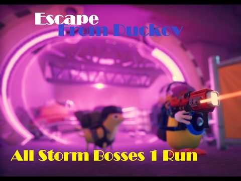 Escape from Duckov - All Storm Bosses 1 Run - Rage Mode