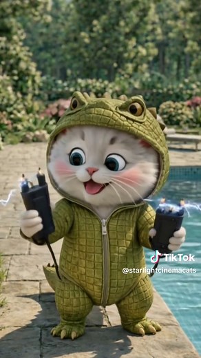아기고양이 애니메이션 AI 귀여운 고양이 영상