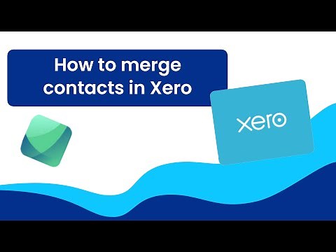 How to merge contacts in Xero