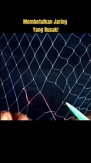 Viral❗Memperbaiki Jaring Yang Rusak #viralshorts #fyp #shorts #jalamania