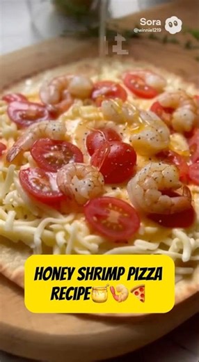 Honey Shrimp Pizza Recipe
