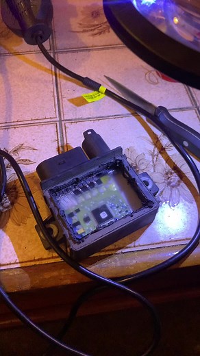 Damaged Electronic Device Close-Up Analysis