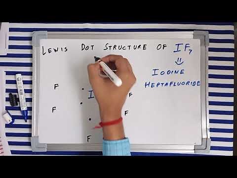 Lewis dot structure of IF7 Iodine Heptafluoride | Iodine heptafluoride dot structure | Chemistry