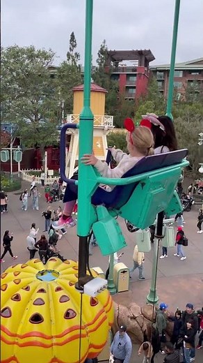 Jumpin Jellyfish Ride in California Adventure Disneyland #disney #disneyland #disneylife