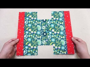 Easy daily use basket make at home 💟 Diy sewing tutorial fabric basket cute
