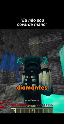 "Eu não sou covarde mano 😨"